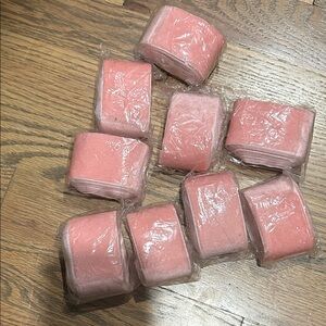 NWT 40mm Velvet Ribbon in light pink 2 yards,9 lot